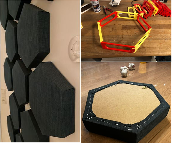3D printed acoustic panels