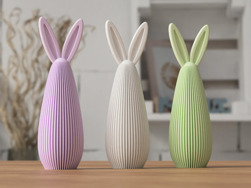 Modern Easter bunnies